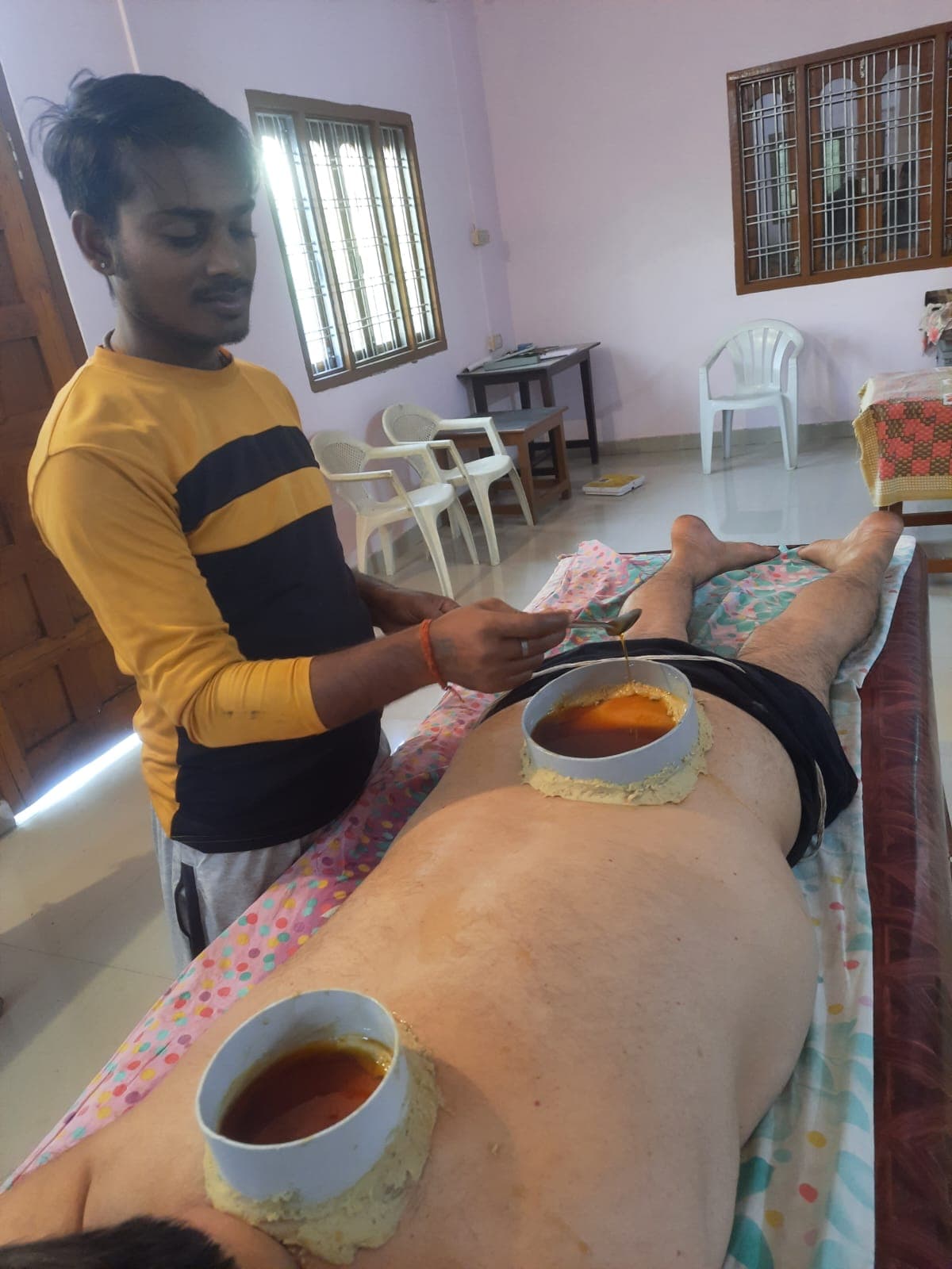 Kati Basti and Greeva Basti oil pooling treatment
