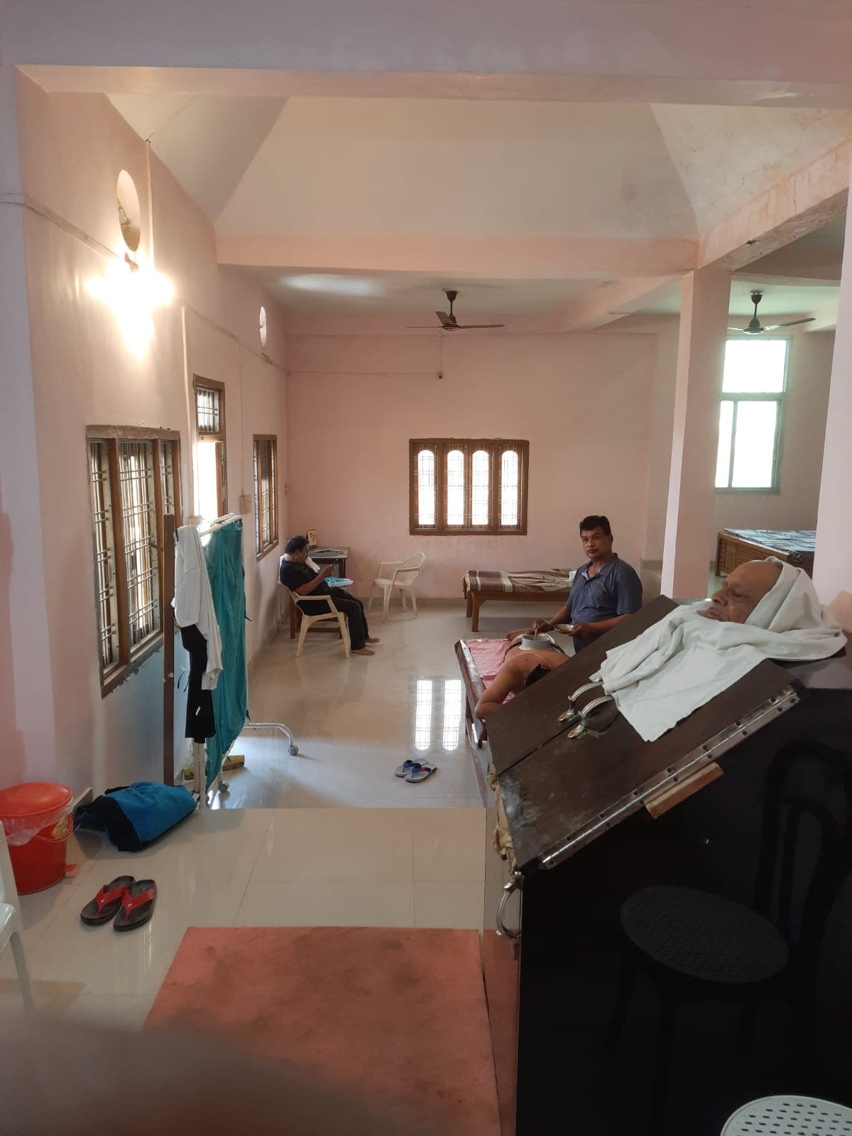 Ayush Clinic interior with Panchakarma facilities